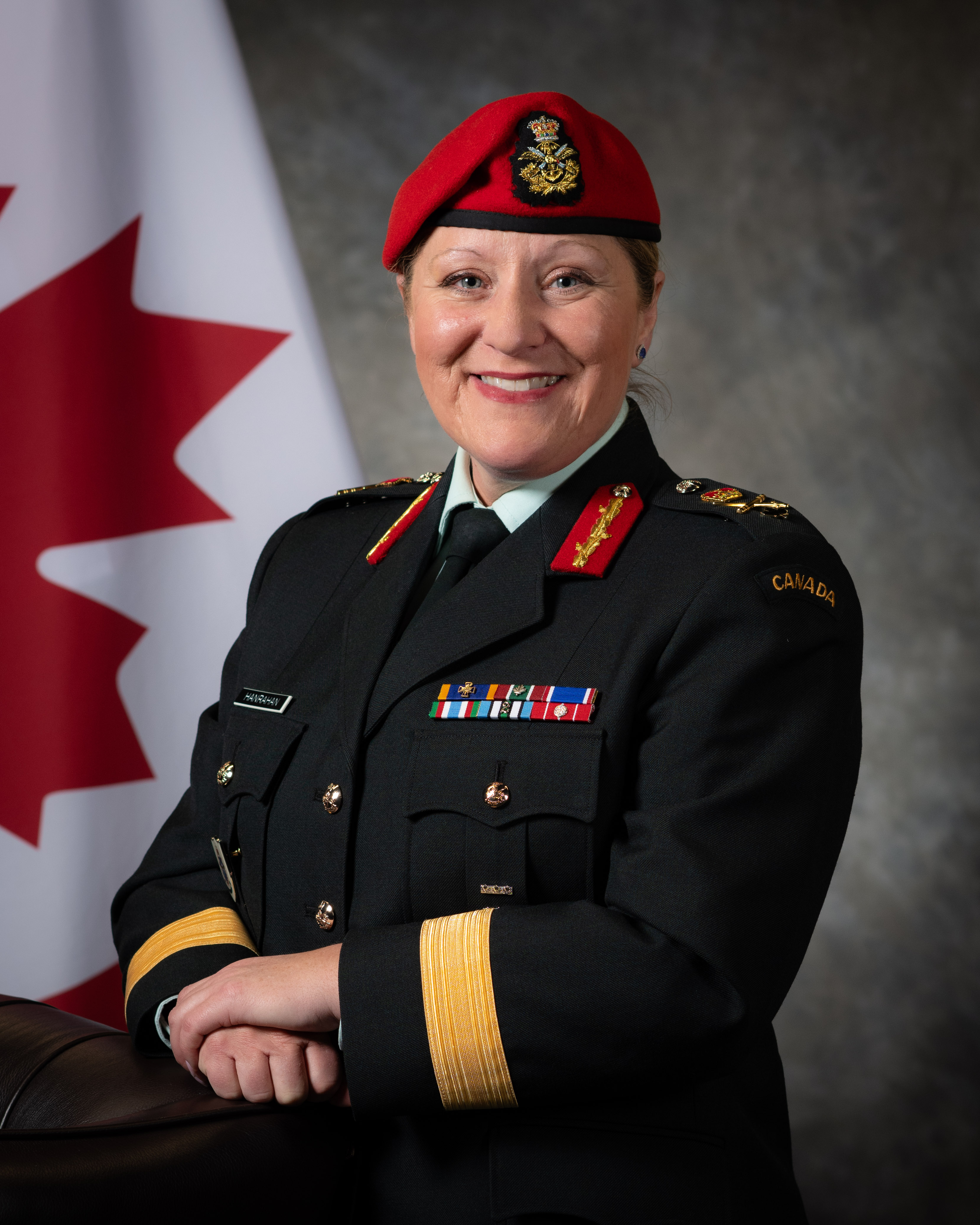 A picture of Brigadier-General Vanessa Hanrahan, Canadian
Forces Provost Marshal and Commander Canadian Forces
Military Police Group.